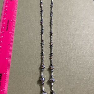 Chic Silver Beaded Necklace